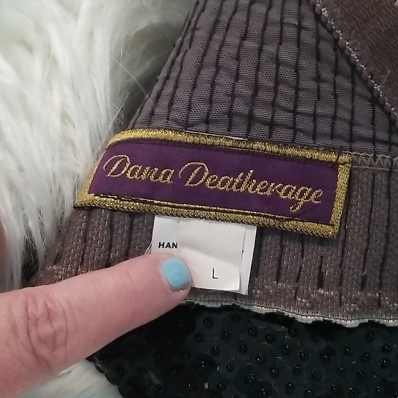 Black sequin chain corset - Picture 7 of 10